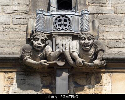 Oxford, Oxfordshire, Großbritannien; das Brasenose College wurde 1509 gegründet, mit der College-Bibliothek und der Kapelle - hier abgebildet - in der Mitte des 17. Jahrhunderts Stockfoto