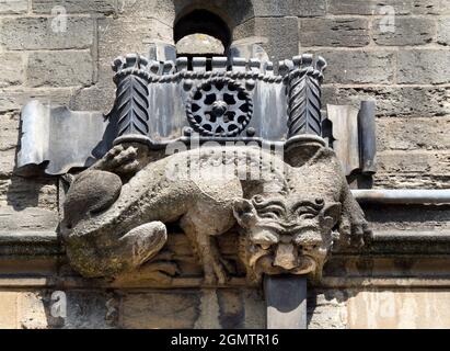 Oxford, Oxfordshire, Großbritannien; das Brasenose College wurde 1509 gegründet, mit der College-Bibliothek und der Kapelle - hier abgebildet - in der Mitte des 17. Jahrhunderts Stockfoto