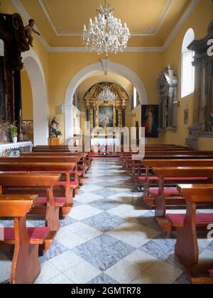 Cavtat, Portugal - 9. April 2016; keine Menschen im Blick. Cavtat ist eine kleine Küstenstadt in der kroatischen Gespanschaft Dubrovnik-Neretva. Es liegt an der Adria Stockfoto