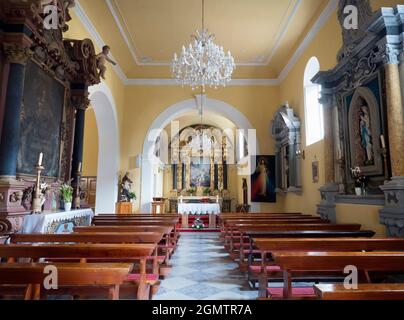 Cavtat, Portugal - 9. April 2016; keine Menschen im Blick. Cavtat ist eine kleine Küstenstadt in der kroatischen Gespanschaft Dubrovnik-Neretva. Es liegt an der Adria Stockfoto