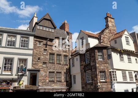 John Knox House, The Scottish Storytelling Centre, Canongate, The Royal Mile, Edinburgh, Schottland Stockfoto