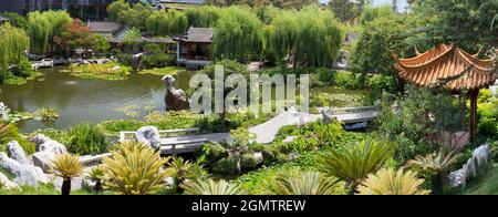 Sydney, Australien - 16. Februar 2019 Der Chinese Garden of Friendship ist ein klassischer chinesischer Garten in Chinatown, Sydney, Australien. Modus Stockfoto