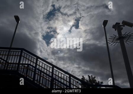 Radley Village, Oxfordshire, England - 1. Juli 2019 Radley hat das Glück, ein kleines Dorf mit einer Hauptbahnstation zu sein, die es mit London verbindet Stockfoto