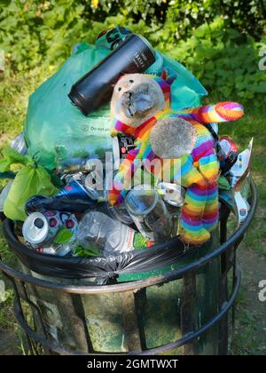 Abingdon, England - 25. Mai 2020; Keine Menschen in Schuss. Abbey Fields ist ein öffentlicher Park neben der Themse in Abingdon, Oxfordshire. Es braucht seine Stockfoto