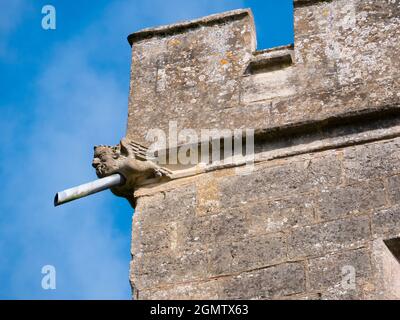 Radley, Oxfordshire, England - 30. August 2018 Dies ist die schöne anglikanische Pfarrkirche von St. James dem Großen in meinem Heimatdorf Radley. Integriert Stockfoto