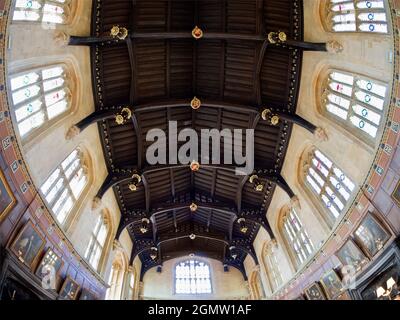 Christ Church wurde 1546 gegründet und ist eines der ältesten, reichsten und großartigsten Colleges der Universität Oxford, das über starke Medien und literarische Verbindungen verfügt Stockfoto