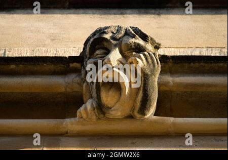 Oxford, England - 21. Juli 2020; keine Menschen im Blick; Exeter ist eines der ältesten Colleges der Universität Oxford. Günstig gelegen an der Turl Street, ju Stockfoto