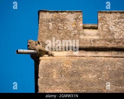 Radley, Oxfordshire, England - 30. August 2018 Dies ist die schöne anglikanische Pfarrkirche von St. James dem Großen in meinem Heimatdorf Radley. Integriert Stockfoto