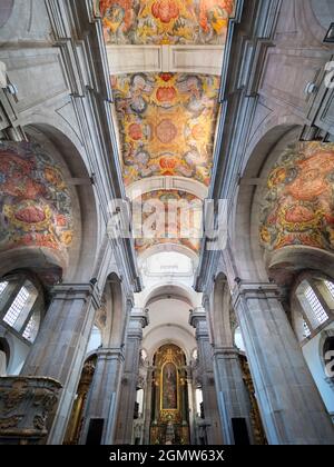 Lamego, Portugal - 15. April 2016; keine Menschen in Aussicht. Lamego PortugalÕs eine hübsche historische Stadt im malerischen Douro-Tal im Norden mit einer langen Geschichte Stockfoto