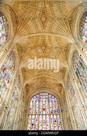 Cambridge, England - 11. November 2009; keine Menschen im Blick. Die King's College Chapel ist die Kapelle des King's College der University of Cambridge, und befindet sich im IS Stockfoto