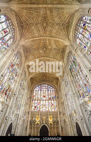 Cambridge, England - 11. November 2009; keine Menschen im Blick. Die King's College Chapel ist die Kapelle des King's College der University of Cambridge, und befindet sich im IS Stockfoto