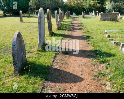 Cumnor, Oxfordshire, England - 17. Juli 2020 in unserer Gegend der Cotswolds gibt es viele schöne alte Steinpfarrkirchen. Sie sind oft malerisch Stockfoto