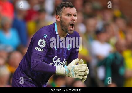 Ben Foster von Watford - Norwich City / Watford, Premier League, Carrow Road, Norwich, Großbritannien - 18. September 2021 nur zur redaktionellen Verwendung - es gelten DataCo-Einschränkungen Stockfoto