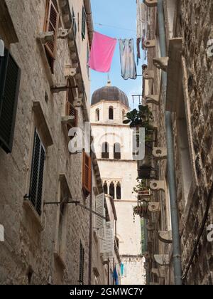 Dubrovnik, Kroatien - 10 September 2016 - Keine Menschen im Blick; Dubrovnik ist eine historische kroatische Stadt an der Adria, in der Region Dalmatien. EINE UN Stockfoto