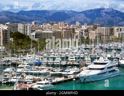 Mallorca, Balearen, Spanien - 22. Mai 2013; keine Menschen im Blick. Palma ist die Hauptstadt und größte Stadt der autonomen Gemeinschaft der Balearen Stockfoto