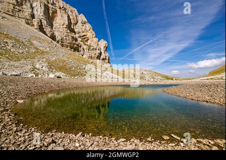 Lago Pilato, Sibillini Nationalpark, Marken, Italien, Europa Stockfoto