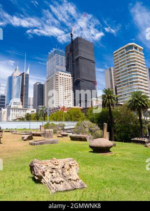 Sydney, Australien - 17. Februar 2109; südlich des Hafens, des Opernhauses und westlich der Innenstadt gelegen, sind die wunderschönen Botanischen Gärten ein fa Stockfoto