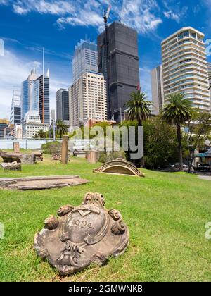 Sydney, Australien - 17. Februar 2109; südlich des Hafens, des Opernhauses und westlich der Innenstadt gelegen, sind die wunderschönen Botanischen Gärten ein fa Stockfoto