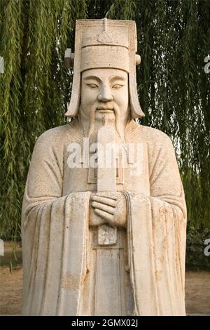 Peking, China - 18. Oktober 2006; keine Menschen im Blick. Die meisten der Ming-Gräber befinden sich in einem Haufen in der Nähe von Peking und sind gemeinsam als die Thi bekannt Stockfoto