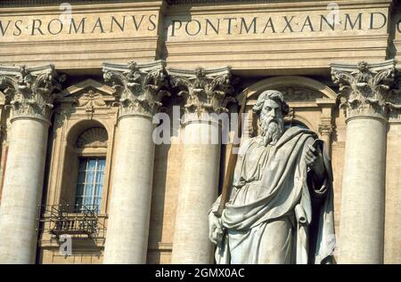 Der Vatikan, Rom, Italien - Oktober 2011; der Vatikan in Rom, Italien, ist das geistliche und zeitliche Herz der römisch-katholischen Kirche. Designed Princi Stockfoto