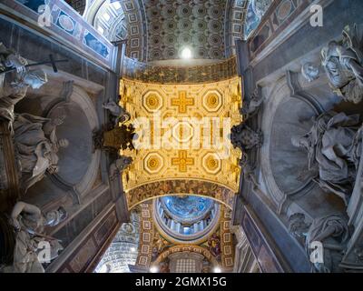 Der Vatikan, Rom, Italien - Oktober 2014; der Vatikan in Rom, Italien, ist das geistliche und zeitliche Herz der römisch-katholischen Kirche. Designed Princi Stockfoto