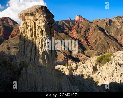 La Paz, Bolivien - 19. Mai 2018; nicht zu verwechseln mit dem Tal des Mondes in Chile! Das Moon Valley ist ein viel kleineres Gebiet in der Nähe von La Paz, der Cap Stockfoto