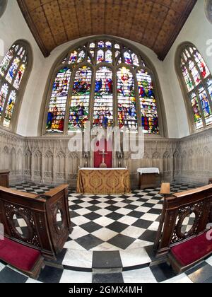 Oxford, England - 2013; keine Menschen im Blick; das im Stadtzentrum gelegene Wadham College ist eines der größten Oxford UniversityÕs. Gegründet im Jahr 1610, ist es Stockfoto