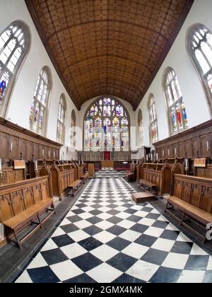 Oxford, England - 2013; keine Menschen im Blick; das im Stadtzentrum gelegene Wadham College ist eines der größten Oxford UniversityÕs. Gegründet im Jahr 1610, ist es Stockfoto