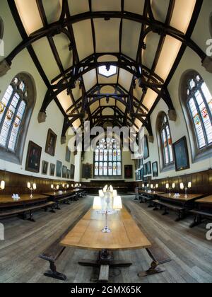 Oxford, England - 2014; das im Stadtzentrum gelegene Wadham College ist eines der größten Oxford UniversityÕs. Gegründet im Jahr 1610, ist es in einem Ausersehen gebaut Stockfoto