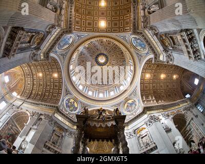 Der Vatikan, Rom, Italien - Oktober 2014; der Vatikan in Rom, Italien, ist das geistliche und zeitliche Herz der römisch-katholischen Kirche. Designed Princi Stockfoto