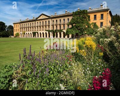 Oxford, England, 22. August 2015; Magdalen ist eines der größten und ältesten der Oxford University Colleges. Es steht neben dem Fluss Cherwell Stockfoto