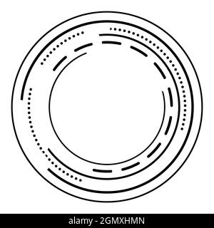Foto Video Symbol Kamera Objektiv Symbol der Fotografie Studio Optik Objektiv Stock Vektor
