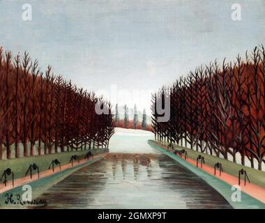 Le Canal (ca. 1905) von Henri Rousseau. Stockfoto