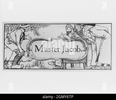 Meister Jacob, Illustration für Harper´s Young People (1886) und die Wunderuhr von Howard Pyle (1888). Künstler: Howard Pyle (Amerikaner, Wilmington,