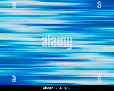 Abstrakter weiß-blau gestreifter Hintergrund - computergenerierte Illustration Stockfoto