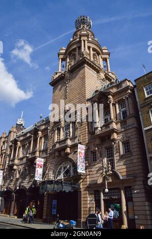 Außenansicht des London Coliseum Theatre, St Martin's Lane, West End. London, Großbritannien September 2021. Stockfoto