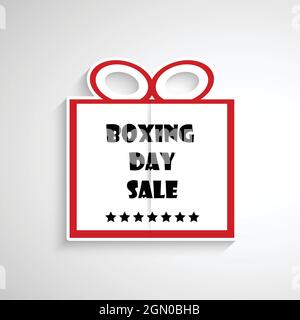 Hintergrund Zum Boxing Day Stock Vektor