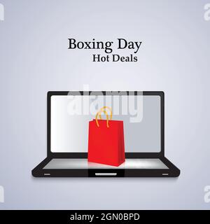 Hintergrund Zum Boxing Day Stock Vektor