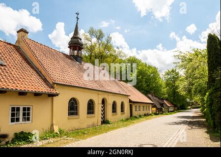 St. Johannis-Armenstift in Vogelsang-Grünholz, Schleiregion, Schwansen, Damp, Schleswig-Holstein, Deutschland Stockfoto