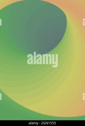 Hintergrund-Illustration: „Color Swirl Warmhole Vortex Twist Generative Art“ Stock Vektor