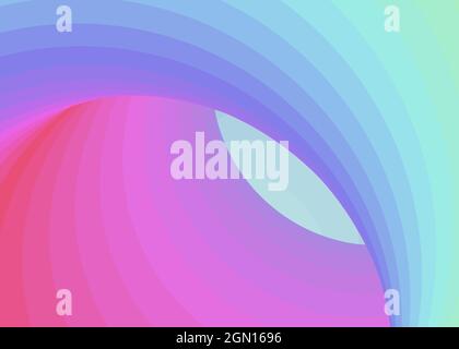 Hintergrund-Illustration: „Color Swirl Warmhole Vortex Twist Generative Art“ Stock Vektor