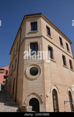Einige Fotos der schönen Stadt Ragusa Ibla, in Sizilien, während einer sonnigen Sommerreise gemacht. Stockfoto