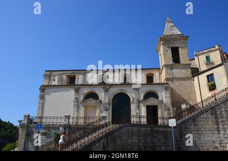 Einige Fotos der schönen Stadt Ragusa Ibla, in Sizilien, während einer sonnigen Sommerreise gemacht. Stockfoto