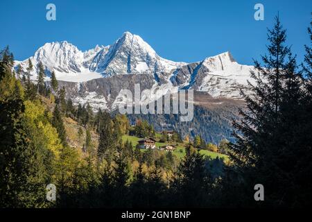 Kalser Tal im Nationalpark hohe Tauern, Kals am Großglockner, Osttirol, Tirol, Österreich Stockfoto