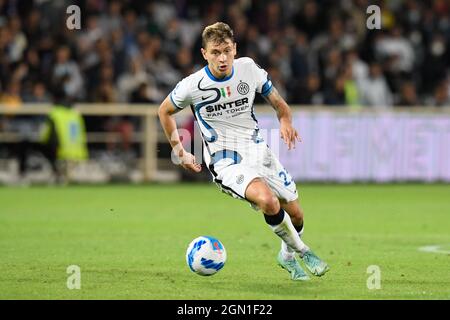 Artemio Franchi Stadium, Florenz, Italien. September 2021. Serie A Championship Football, AC Fiorentina gegen Inter Mailand; Nicolo Barella vom FC Internazionale Credit: Action Plus Sports/Alamy Live News Stockfoto