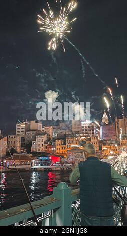 Istanbul, Türkei, Türkei. September 2021. Tägliches Leben in der Türkei, Istanbul. Mit dem iPhone. (Bild: © Abed Alrahman Alkahlout/Quds Net News via ZUMA Press Wire) Stockfoto