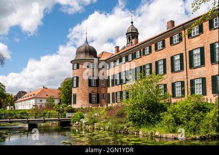 Blick auf das Schloss in Eutin, Naturpark Holstein Schweiz, Ostholstein, Schleswig-Holstein, Deutschland Stockfoto