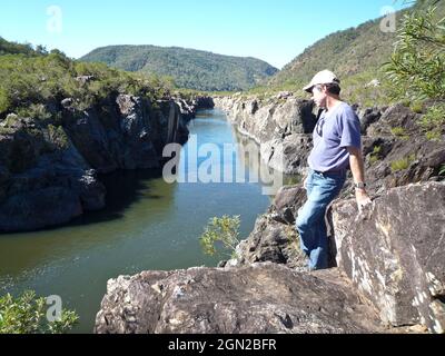 The Gorge, Upper Clarence River. northern New South Wales, Australien Stockfoto