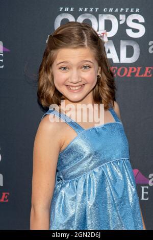 Universal City, Kalifornien, USA. September 2021. Tatum Hatfield nimmt am 21. September 2021 an der Filmpremiere „God’s Not Dead: We the People“ von Pinnacle Peak Pictures im Universal City Hotel, Universal City, CA Teil. Quelle: Eugene Powers/Alamy Live News Stockfoto