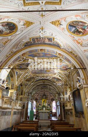 Schweiz, Locarno, 31. August 20. Die Kirche Madonna del Sasso oberhalb von Locarno Stockfoto